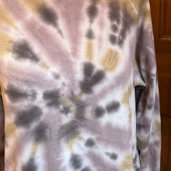 OLI VIV Purple Gold Tie Dye Sweatshirt Size M & Sweatpants Size S - Picture 7 of 13